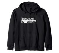 Sergeant At Arms Order Security Protection Appointed Officer Zip Hoodie