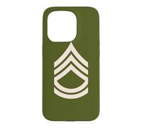 SERGEANT FIRST CLASS STRIPES MILITARY SARGE RANK INSIGNIA Case for iPhone 15 Pro