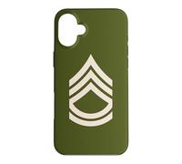 SERGEANT FIRST CLASS STRIPES MILITARY SARGE RANK INSIGNIA Case for iPhone 16 Plus