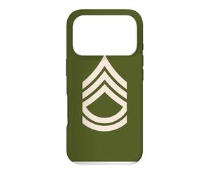 SERGEANT FIRST CLASS STRIPES MILITARY SARGE RANK INSIGNIA Case for iPhone 17 Pro