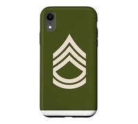 SERGEANT FIRST CLASS STRIPES MILITARY SARGE RANK INSIGNIA Case for iPhone XR