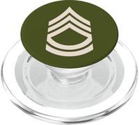 SERGEANT FIRST CLASS STRIPES MILITARY SARGE RANK INSIGNIA PopSockets PopGrip for MagSafe
