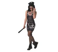 Sexy Cop Ladies Fancy Dress Police Women Uniform SWAT Hen Party Adults Costume