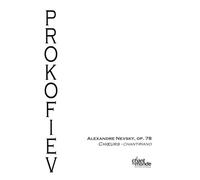 Sergei Prokofiev: Alexandre Nevsky Op.78. Sheet Music for Mezzo-Soprano