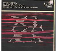 Sergei Prokofiev - Jean Martinon, Orchestre De La Société Des Concerts Du Conservatoire: Symphony No. 5 - LP
