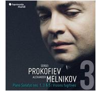 Melnikov,Alexander - Sergei Prokofiev: Piano Sonatas Nos. 1, 3 & 5/Visions Fugitives
