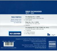 SERGEI RACHMANINOV: ELEGIAC PIANO TRIOS NOS. 1 & 2 NEW CD