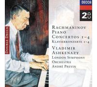 Sergei Rachmaninov Piano Concertos 1-4 2 CD Vladimir Ashkenazy London Orchestra