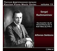 Sergei Rachmaninov - Piano Sonata No. 1 Op. 28/Moments Musicaux.. - CD - M4z
