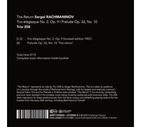 Trio 258 - The Return - Rachmaninov: Trio elegiaque No.2, Op.9; Prelude Op.32, No.10