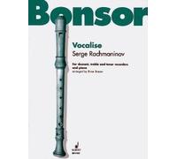 Sergei Rachmaninov-Vocalise-Recorder Quartet and Piano