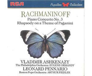 Sergei Vasilyevich Rachmaninoff , Vladimir Ashkenazy , The Philadelphia Orchestra , Eugene Ormandy , Leonard Pennario , The Boston Pops Orchestra , Arthur Fiedler - Rachmaninov - Piano Concerto 3 & Paganini Rhapsody
