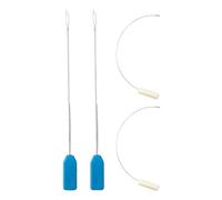 Serger Needle Threader - Convenient Overlocker Serger Looper Threaders Needles Threader Kit -Time-Saving Tool Portable Overlocker Threaders Set for Looper and Needle Sergers Needles