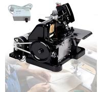 Serging Sewing Machine with Cast Iron Metal Frame, 3-Thread Overlock Function, Portable for Knits, Stretch Fabrics, DIY Projects
