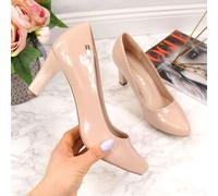Sergio Leone W SK39J nude patent pumps