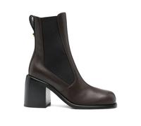 Sergio Rossi 80mm block-heel boots - Brown 39