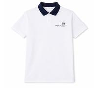 Sergio Tacchini Bondi Polo Shirt (UK, Alpha, L, Regular, Regular, White/Maritime Blue/Mango Mint)