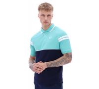 Sergio Tacchini | Cambio 6168 Contrast Colour Block Design Stripe Polo T-Shirt