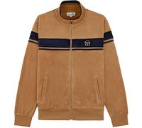 Sergio Tacchini Damarindo Velour Track Top Brown/Navy Size: SIZE 2XL
