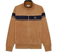 Sergio Tacchini x Stuarts x Stuarts Damarindo Velour Track Top - Almond/Maritime Blue S S