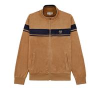 Sergio Tacchini Damarindo Velour Track Top Brown/Navy Size: SIZE XL