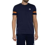 Grello Crew Neck T Shirt Maritime Blue Orange Pepper, XL