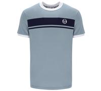 Sergio Tacchini Men's Master T-Shirt, Lead/Maritime Blue/White, S