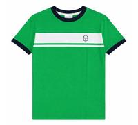 Sergio Tacchini Master T-Shirt, Fern Green, White, and Maritime Blue (UK, Alpha, M, Regular, Regular, Fern Green/White/Maritime Blue)