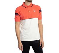 Sergio Tacchini Men's Cambio Polo Shirt, Dubarry/Gardenia/Maritime Blue, L