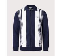 Sergio Tacchini Mens Cipri Knit Cardigan - Colour: 220 Maritime Blue/Gardenia - Size: Large Large