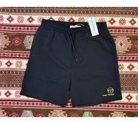 Sergio Tacchini Mens Cordosa Swim Shorts Black Gold Swimwear