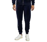 Sergio Tacchini Men's Court Velour Track Joggers, Maritime Blue/Gardenia