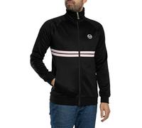 Sergio Tacchini Men's Dallas Track Jacket, Black/Light Lilac, M