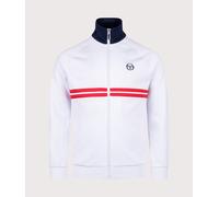 Sergio Tacchini Mens Dallas Track Top - Colour: 016 White/Maritime Blue/Adrenaline Rush - Size: XL