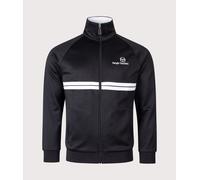 Sergio Tacchini Mens Dallas Track Top - Colour: 166 Black/White - Size: Medium