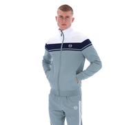 Sergio Tacchini Mens Damarindo Track Jacket in White / Maritime Blue / Lead