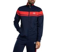 Sergio Tacchini Men's Damarindo Track Jacket, Maritime Blue/Adrenaline Rush, M
