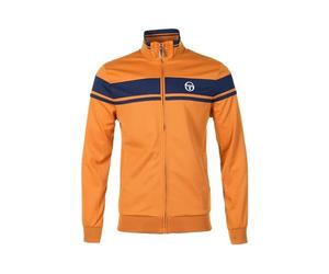 Sergio Tacchini Men's Damarindo Track Jacket, Pumpkin Spice/Maritime Blue, XL