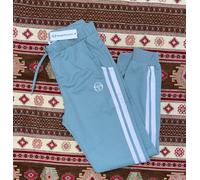 Sergio Tacchini Mens Damarindo Track Suit Joggers Grey Lead/White