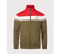 Sergio Tacchini Mens Damarindo Track Top - Colour: 189 Adrenaline Rush/Gardenia/Dark Olive - Size: Medium