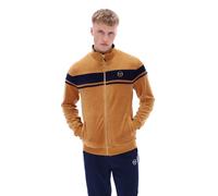 Sergio Tacchini Damarindo Velour Track Top Brown/Navy Size: SIZE M