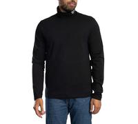 Sergio Tacchini Men's Edwards Roll Neck Jumper, Black, XL