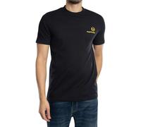 Sergio Tacchini Men's Felton T-Shirt, Black/Gold, M