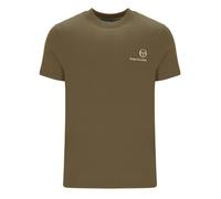 Sergio Tacchini Mens Felton T-Shirt Logo Dark Olive Green