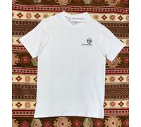 Sergio Tacchini Mens Felton T-Shirt Logo Nautical Blue White