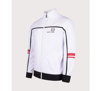 Sergio Tacchini Mens Frankie Track Top - Colour: 174 White/Black/Adrenaline Rush - Size: XL