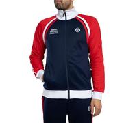 Sergio Tacchini Men's Ghibli Davis Track Jacket, Maritime Blue/Adrenaline Rush/White, 3XL