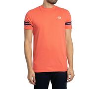 Sergio Tacchini Men's Grello Crew Neck T-Shirt, Dubarry/Maritime Blue, M