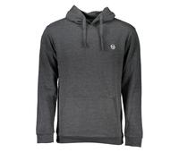 Sergio Tacchini Mens Hoodie St27684 - Grey Cotton - Size Large