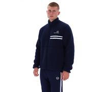 Sergio Tacchini Mens Jacket New Supermac Borg Fleece in Maritime Blue